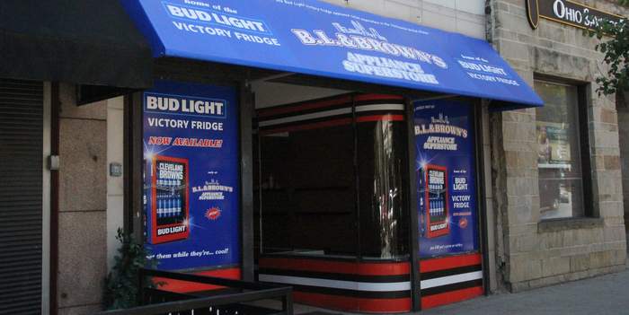 Bud Light victory fridge store