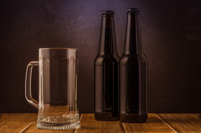 empty-beer-glass-empty-bar-bottles