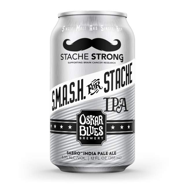 SMASH Stache beer image studio shot can