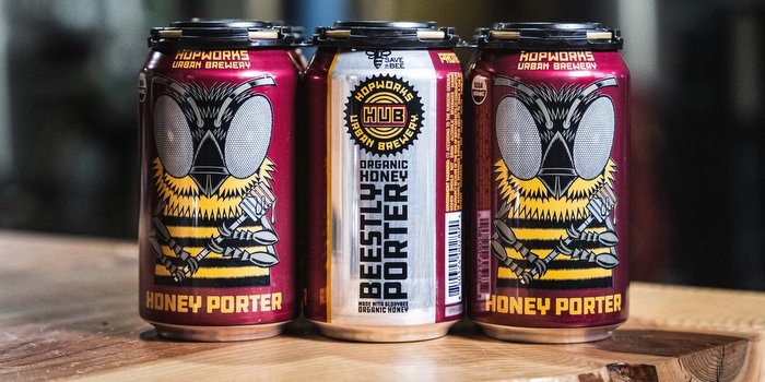 Hopworks Urban Brewery Save the Bee