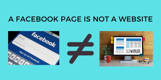 Facebook is not a website