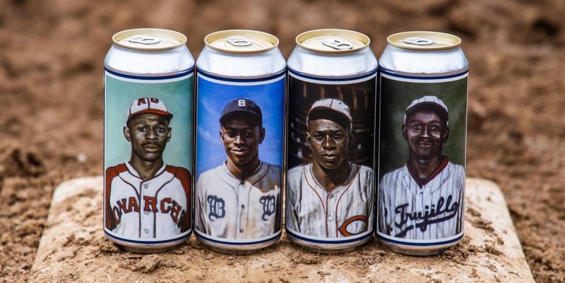 Satchel Paige tribute beer cans