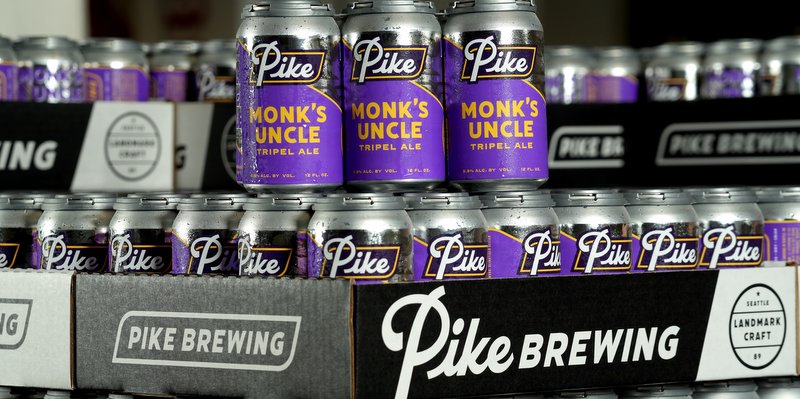 Pike Brewing cans