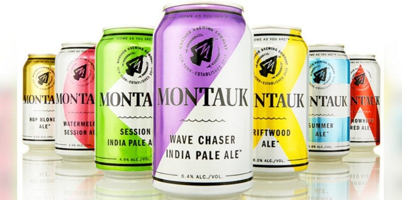 Montauk Brewing cans