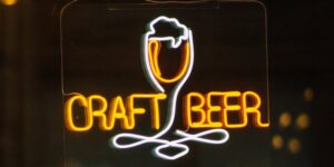 craft beer neon marketing sign