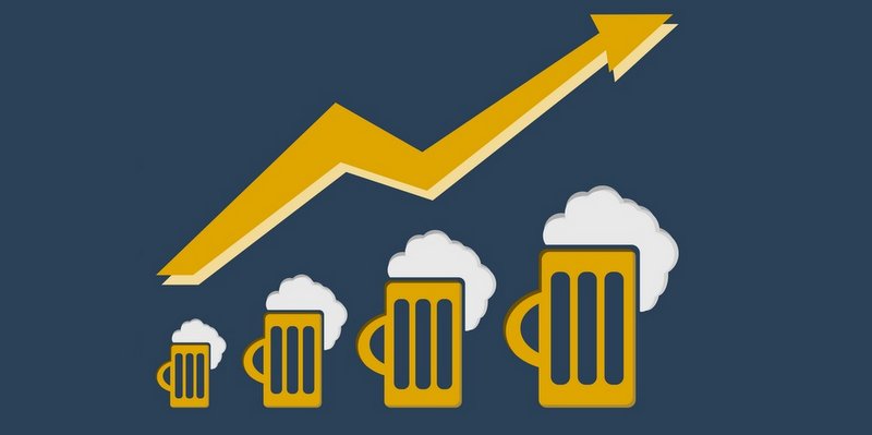 beer charts up