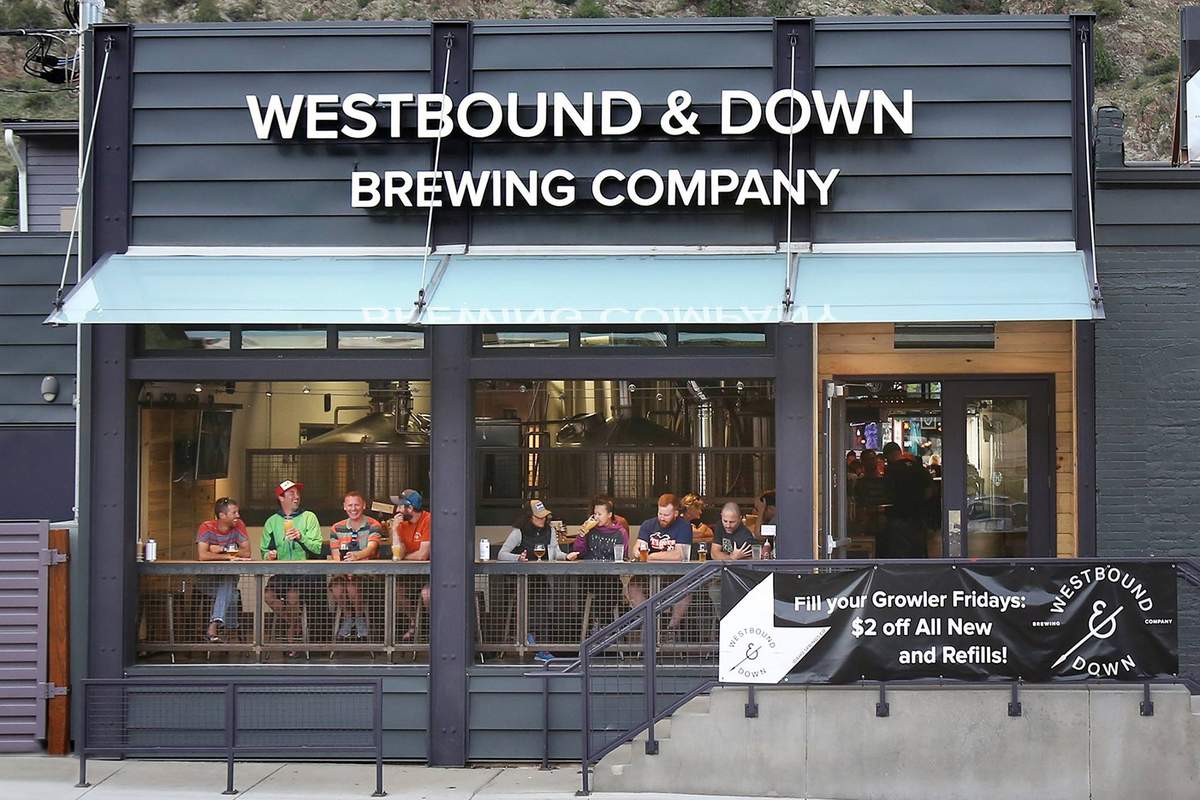 Westbound and Down craft brewery exterior 