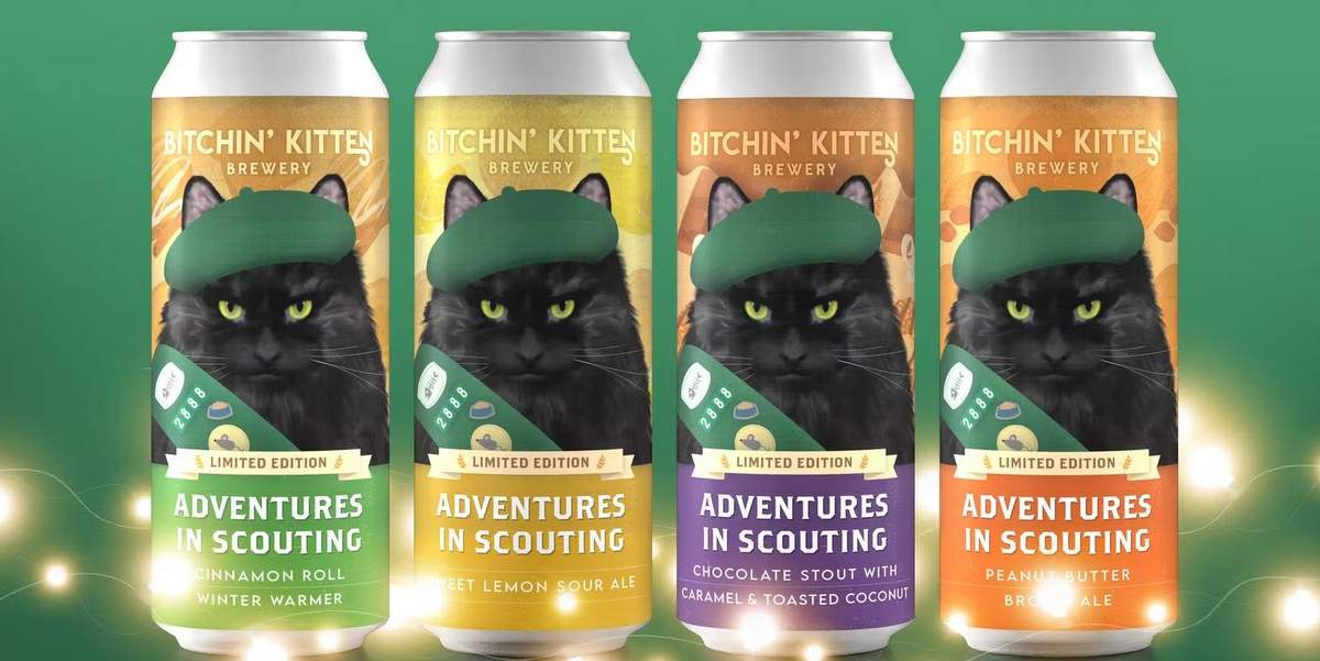 Adventures in Scouting beers by Bitchin Kitten