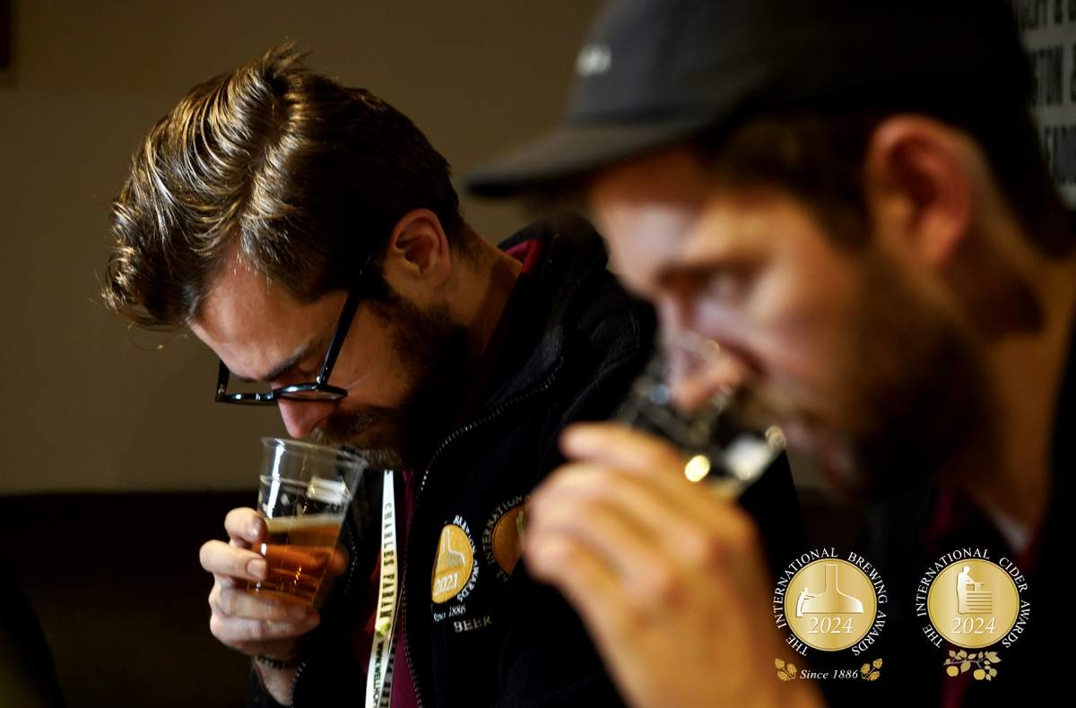 International Brewing & Cider Awards judges tasting beer and cider 
