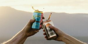 Deschutes non alcoholic beer brands toasting in the wilderness