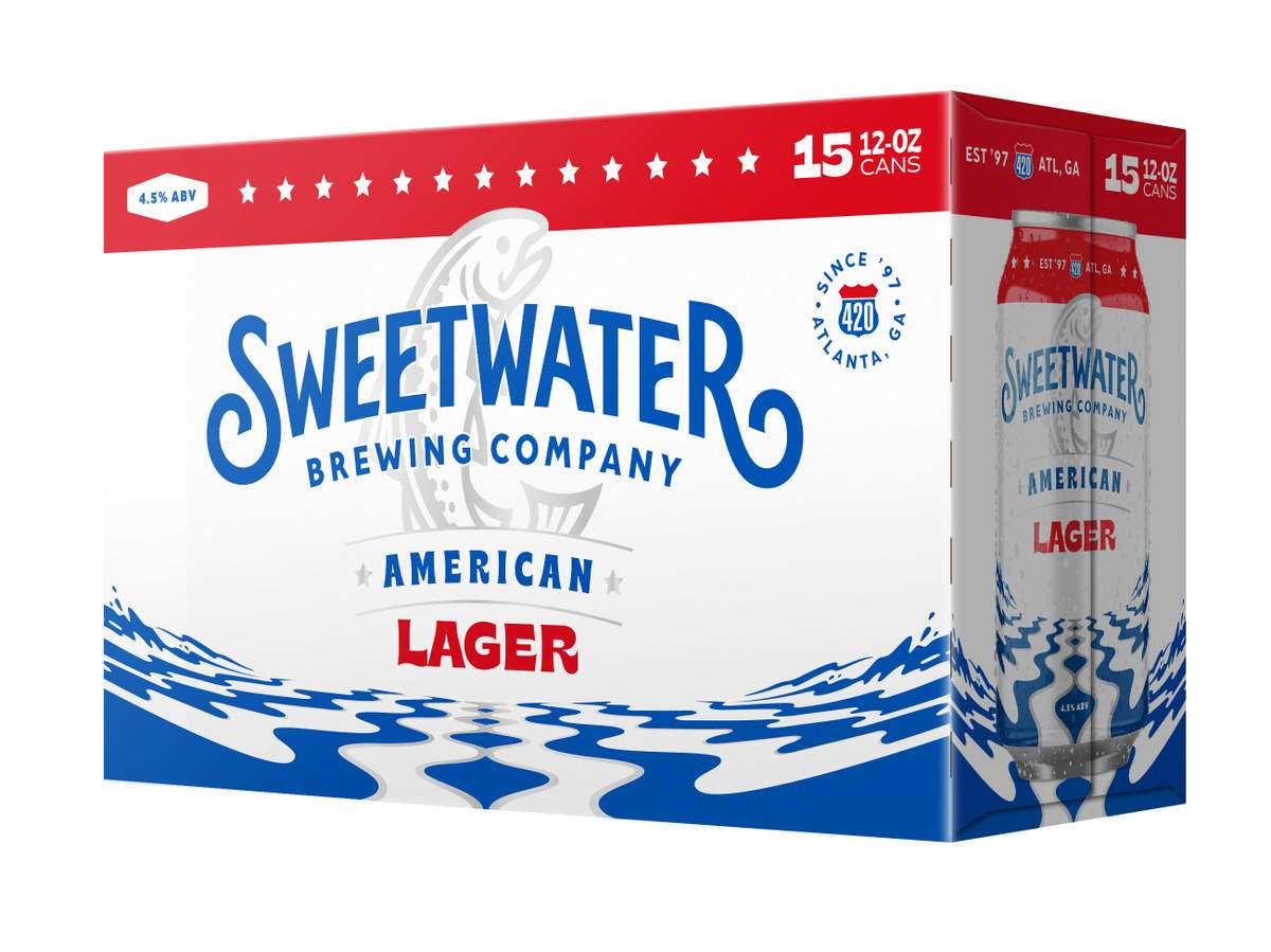 Sweetwater American Lager pack