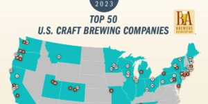 Top 50 Craft Breweries in America Map 2023